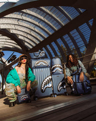 MIDNIGHT MAGIC SHARKS IN PARIS HARD SHELL FULL-SIZE LUGGAGE