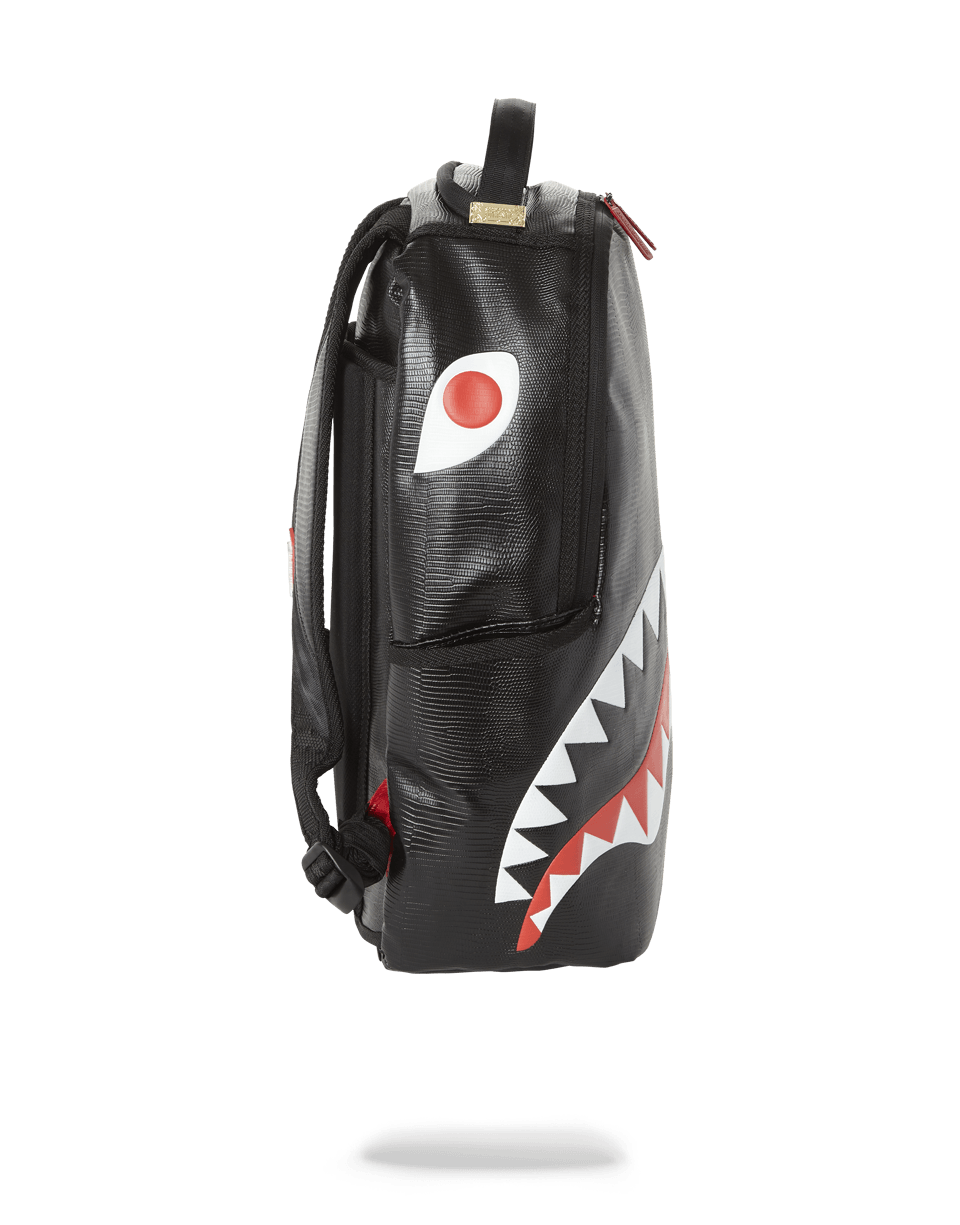 BLACK REPTILE SHARK BACKPACK (ONE OF ONE)