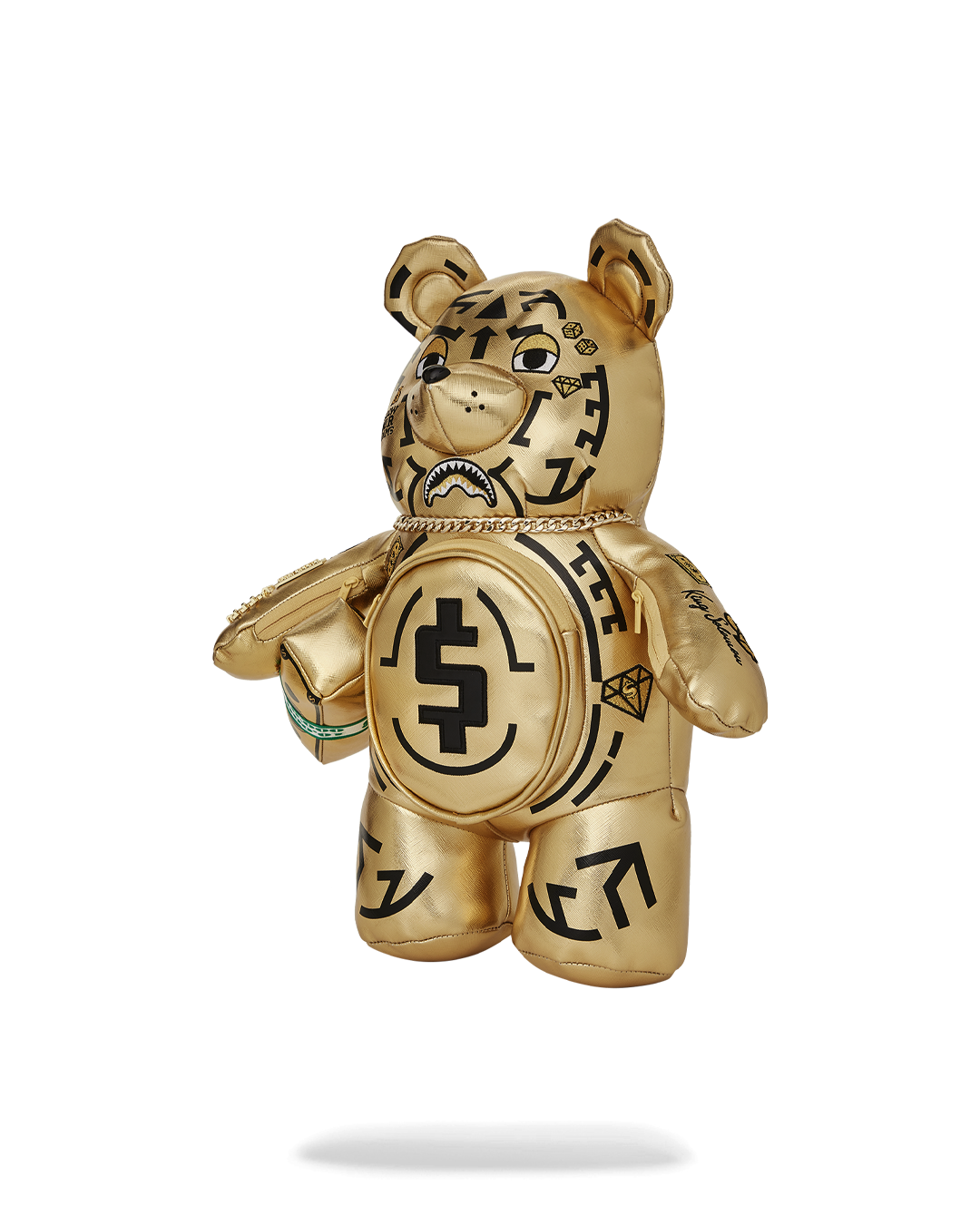A.I.8 AFRICAN INTELLIGENCE PATH TO THE FUTURE II MEDIUM MONEYBEAR TEDDYBEAR BACKPACK