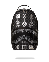 AFRICAN INTELLIGENCE 9 POWER GLYPHICS BACKPACK - SANDFLOWER COLLAB
