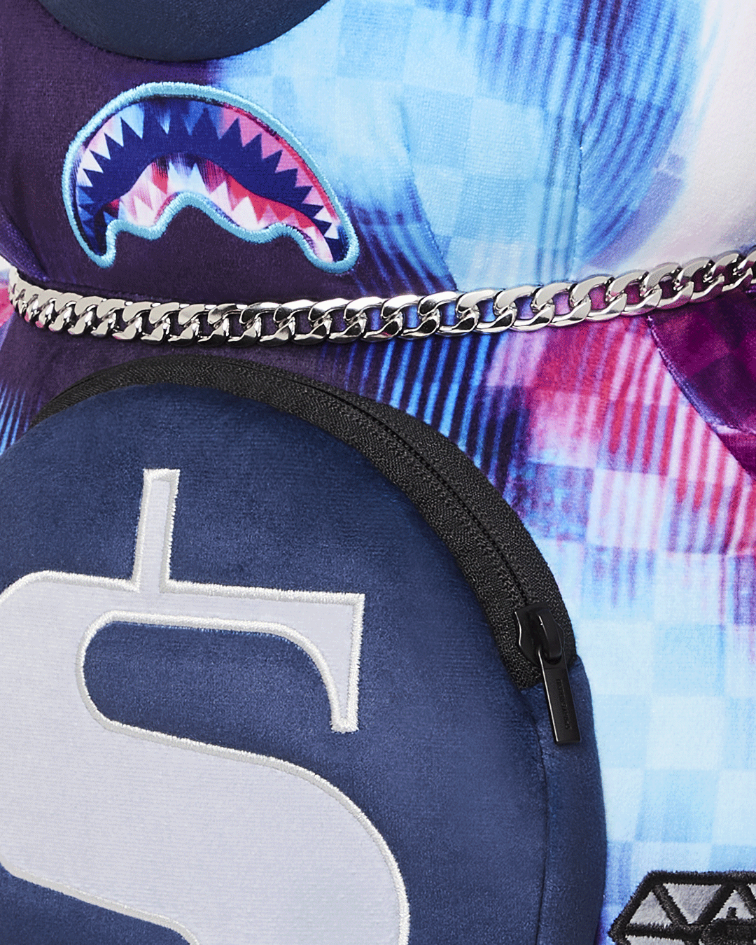 SHARKCLUB ELECTRONICA MONEYBEAR TEDDYBEAR BACKPACK