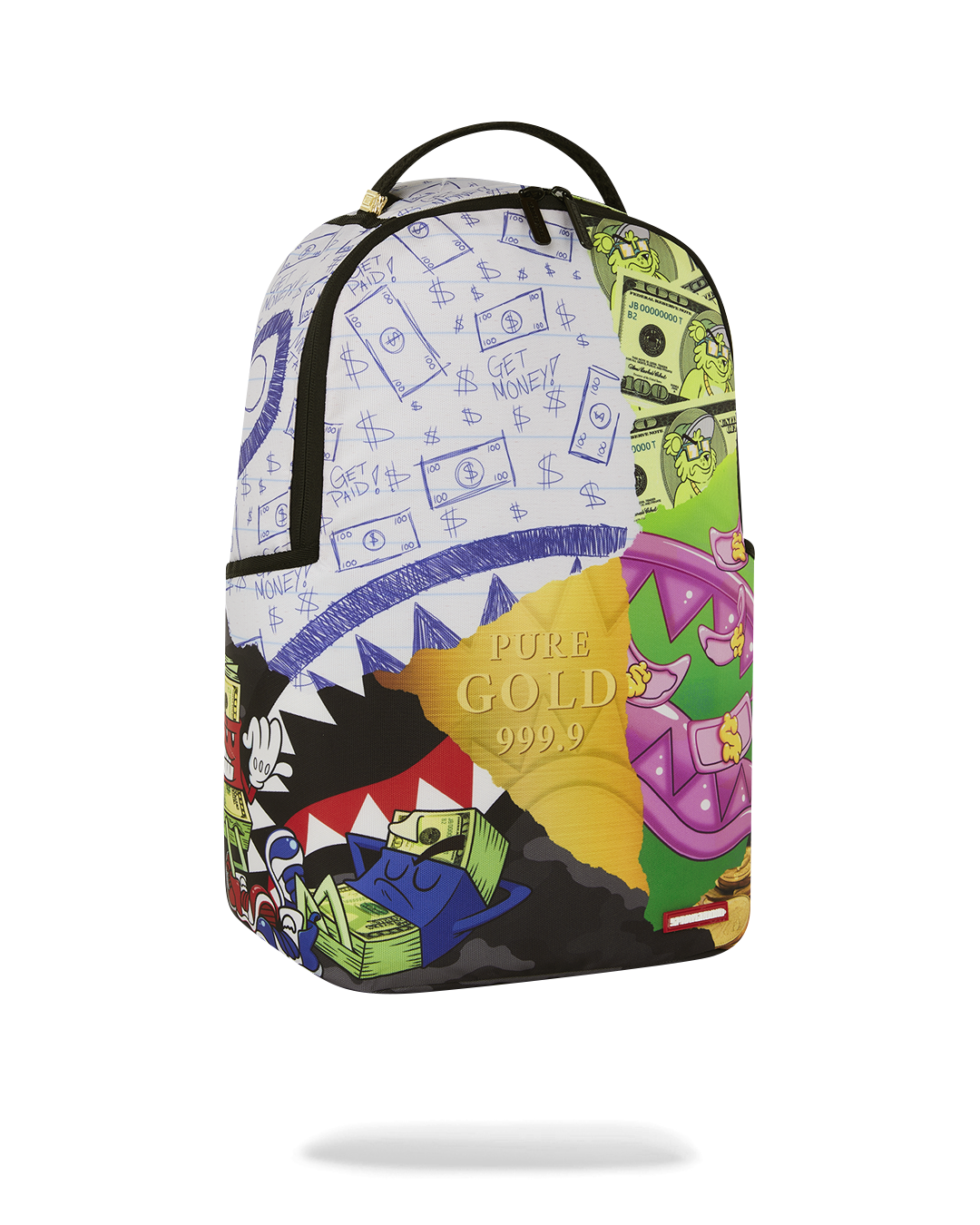 MEAN MONEY COLLAGE BACKPACK