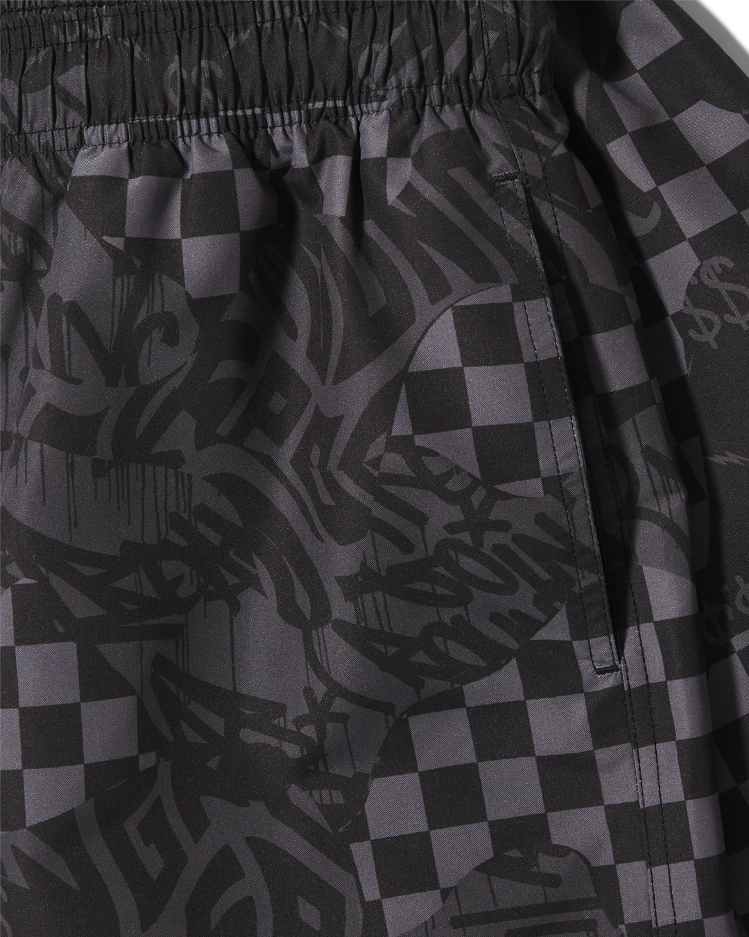 3AM CHECK SWIM SHORTS
